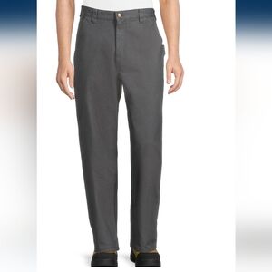 Men's Relaxed Fit Carpenter Pants Various Sizes    NWT   Charcoal Grey